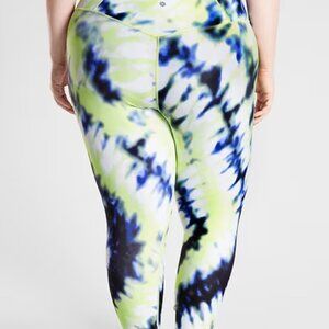 Athleta Elation Tie Dye 7/8 Tight | Athletic Leggings | Size 1X